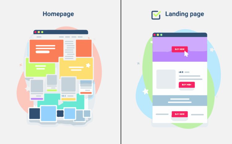 Landing page vs Home page