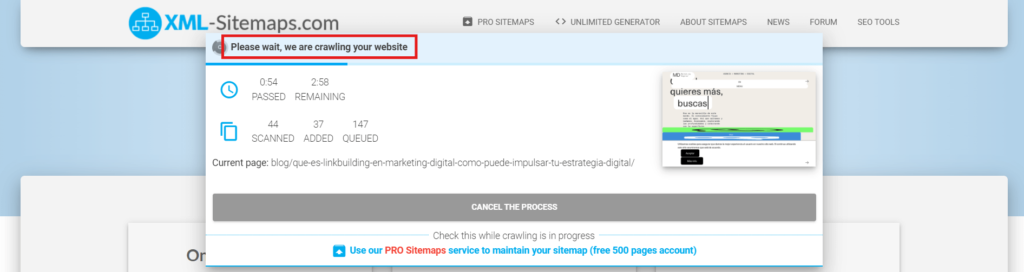 Pasos para crear un Sitemap XML